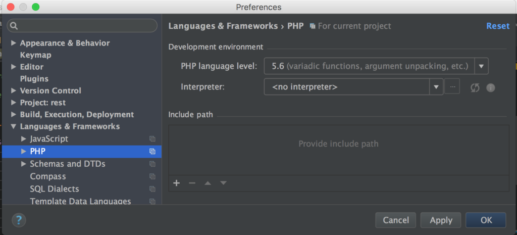 phpstorm wordpress